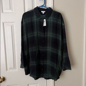 J. Jill plaid XL top